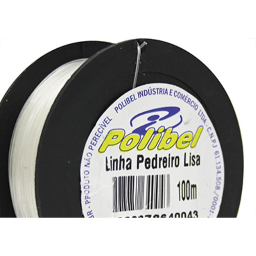 Linha Pedreiro Polibel Trançada C/100Mt - Kit C/12 Unidades
