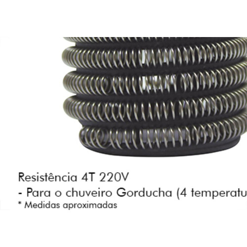 Resistencia Hydra Corona Ducha Gord 4T 220V