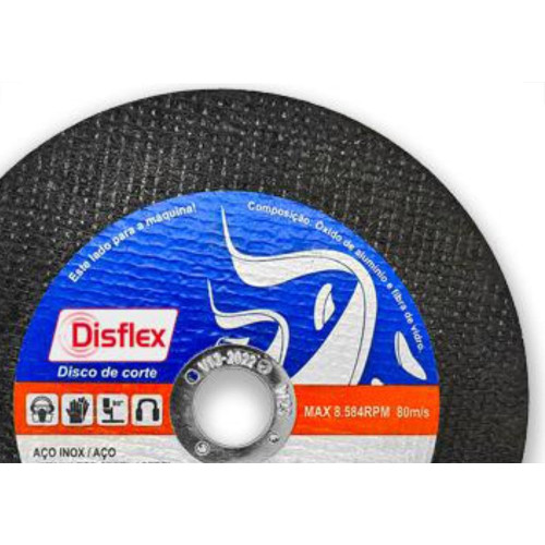 Disco Sped/Inox Disflex 7X7/8 Ouro 38 - Kit C/10 Unidades