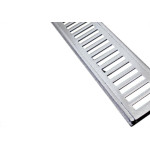Grelha Alum Compl.10X100 Escovad Ac Vent