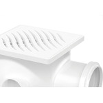 Caixa Sifonada Tigre Quad Branco 15X15X50