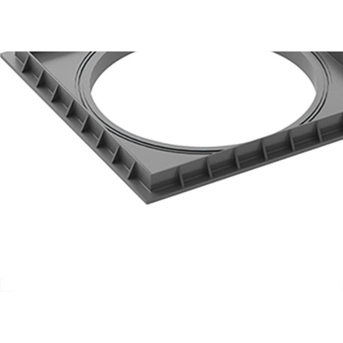 Porta Grelha Quadr.Prata 15X15 Tigre