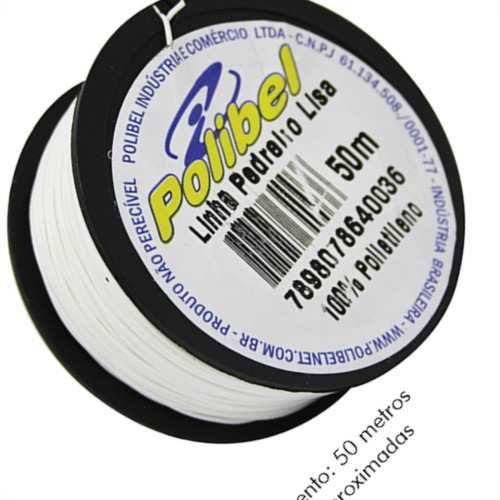 Linha Pedreiro Polibel Lisa C/ 50Mt - Kit C/12 Unidades