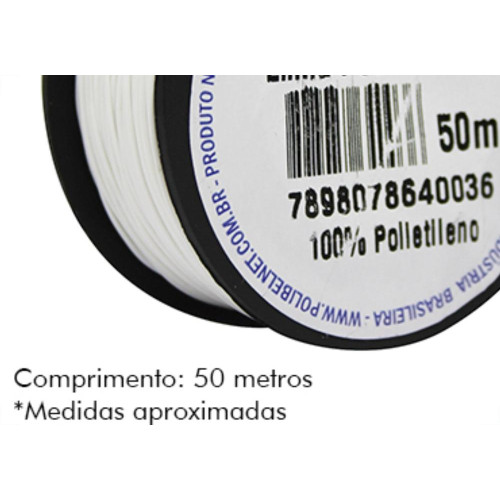 Linha Pedreiro Polibel Lisa C/ 50Mt - Kit C/12 Unidades