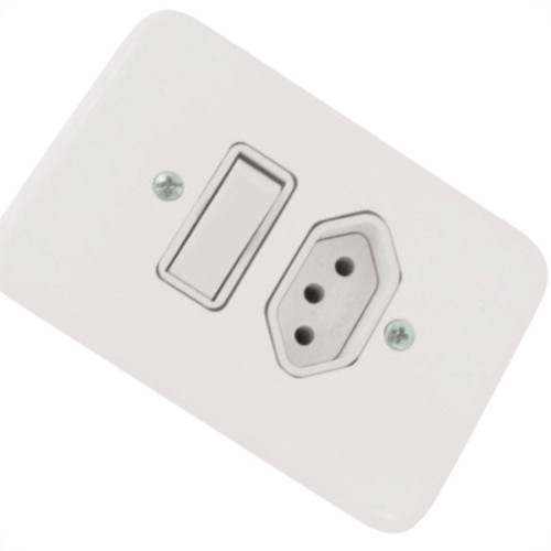 Conjunto Radial Pollar 1901218 1S 1Tomada 20A