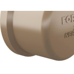 Caps Fortlev PVC Liso Liso 1 Marrom - Kit C/25 Unidades