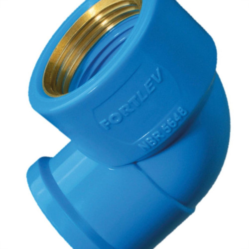 Cotovelo Azul Fortlev 3/4 X 1/2 - Kit C/20 Unidades