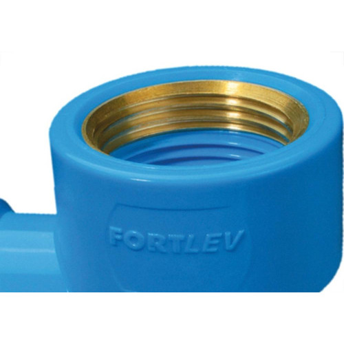 Cotovelo Azul Fortlev 3/4 X 1/2 - Kit C/20 Unidades