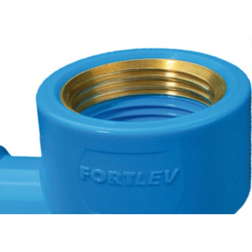 Cotovelo Azul Fortlev 3/4 X 3/4 - Kit C/20 Unidades