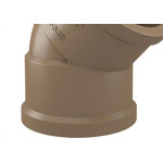 Cotovelo Fortlev PVC Liso Liso K 1.1/2X45 Marron - Kit C/10 Unidades