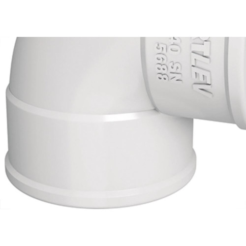 Cotovelo Esgoto Fortlev 40 X 90 Branco - Kit C/25 Unidades