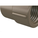 Luva Lr Fortlev 1/2 X 1/2 Marrom - Kit C/25 Unidades