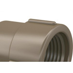 Luva Lr Fortlev 1/2 X 1/2 Marrom - Kit C/25 Unidades