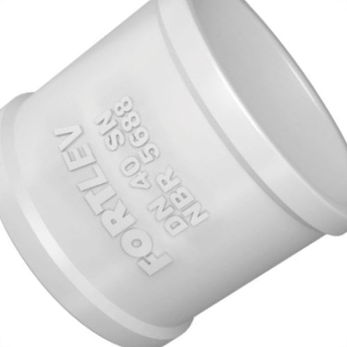 Luva Esgoto Fortlev 40 X 40 Branco - Kit C/20 Unidades