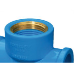 Tee Azul Fortlev 3/4 X 1/2 - Kit C/15 Unidades