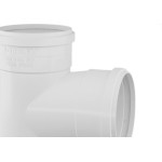 Tee Esgoto Fortlev 75 X 75 Branco - Kit C/10 Unidades