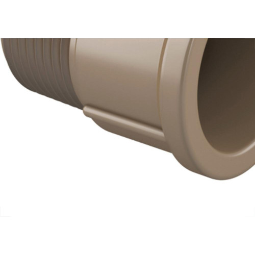 Adaptador Curto Fortlev E 1.1/2 Marrom - Kit C/25 Unidades