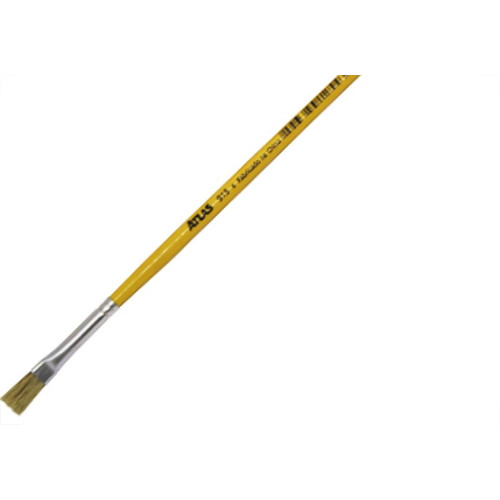 Pincel Atlas Achatado 915/06 - Kit C/12 Unidades