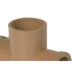 Tapa Furo Tee PVC Liso Liso P/Cano 3/4