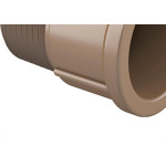 Adaptador Curto Tigre 1/2 Marrom