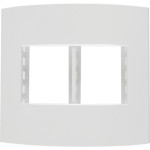 Espelho Placa Peesa Alfa P1555 4X4 4Modulo Branco