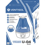 Umidificador Ventisol Ultrasonic 3,7L Bivolt