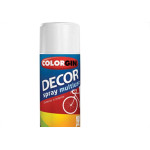 Spray Colorgin Decor Branco Fosco 360Ml 8841 - Kit C/6 LA