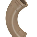 Curva Fortlev PVC Liso Liso 1 X 90 Marrom - Kit C/10 Unidades
