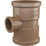 Tee Fortlev Lll I 1.1/2 X 3/4 Marrom - Kit C/10 Unidades