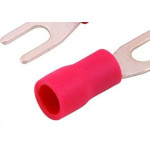 Terminal Pre-Isol Garfo Sv 1,25-4S Vermelho 22-16 - Kit C/100 Unidades