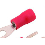 Terminal Pre-Isol Garfo Sv 1,25-4S Vermelho 22-16 - Kit C/100 Unidades