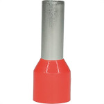 Terminal Pre-Isol Ilhos Tub E35-16 Vermelho - Kit C/100 Unidades