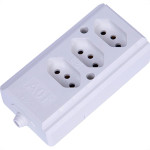 Tomada Barra Intern.B Tripla 2P+T10A Branco