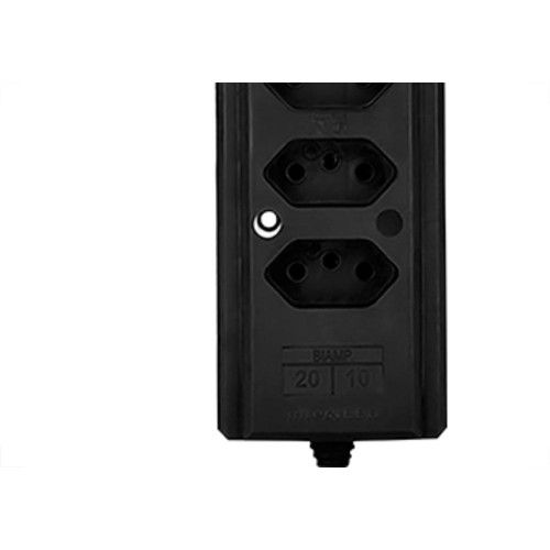 Tomada Barra Intern.D Quint 2P+T 20A Preto