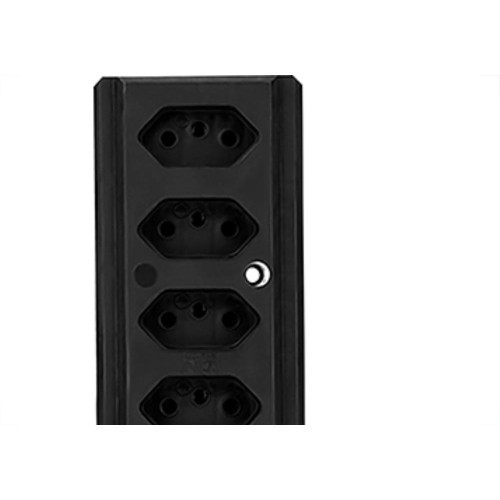 Tomada Barra Intern.D Quint 2P+T 20A Preto