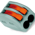 Conector Wago 2P 08 4,0M 32A 222-412 - Kit C/50 Unidades