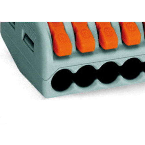 Conector Wago 5P 08 4,0M 32A 222-415 - Kit C/40 Unidades