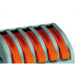 Conector Wago 5P 08 4,0M 32A 222-415 - Kit C/40 Unidades