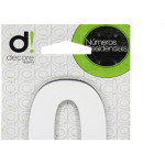 Numero Alum Espelhado Apto 0 Decore 7Cm