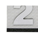 Numero Alum Espelhado Apto 2 Decore 7Cm