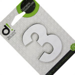 Numero Alum Espelhado Apto 3 Decore 7Cm