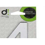 Numero Alum Espelhado Apto 4 Decore 7Cm