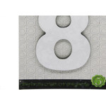 Numero Alum Espelhado Apto 8 Decore 7Cm