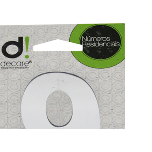 Numero Alum Espelhado Apto 9 Decore 7Cm