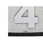 Numero Alum Espelhado 15Cm Decore 4
