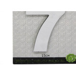 Numero Alum Espelhado 15Cm Decore 7