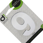 Numero Alum Espelhado 15Cm Decore 9