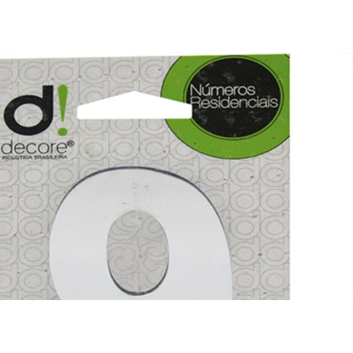 Numero Alum Espelhado 15Cm Decore 9