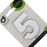 Numero Alum Espelhado 20Cm Decore 5