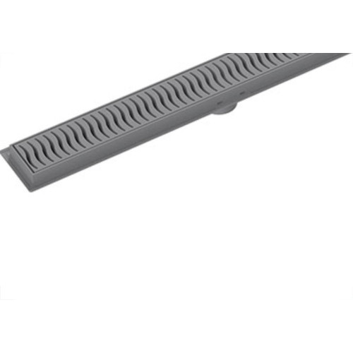 Ralo Linear Retang.50X5X40 Tigre Cinza